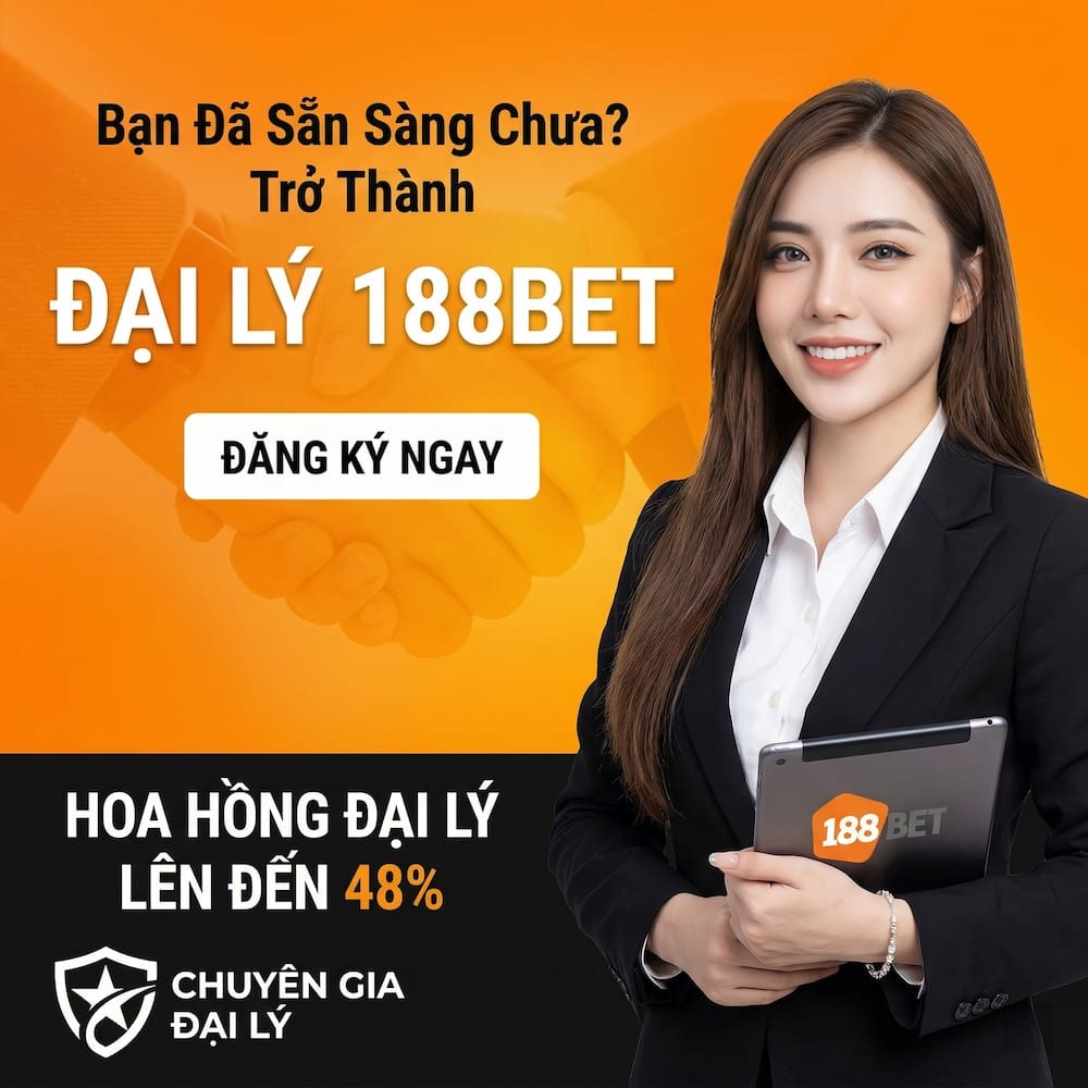 Chương trình đại lý 188BET HIPHOP với mức hoa hồng hấp dẫn